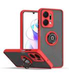 For Honor X7a Q Shadow 1 Series TPU + PC Phone Case with Ring(Red)