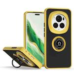 For Honor Magic6 Pro Q Shadow 1 Series TPU + PC Phone Case with Ring(Yellow)