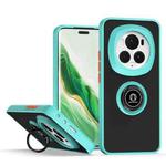 For Honor Magic6 Pro Q Shadow 1 Series TPU + PC Phone Case with Ring(Sky Blue)