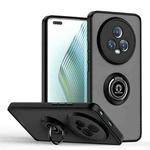 For Honor Magic5 Pro Q Shadow 1 Series TPU + PC Phone Case with Ring(Black+Black)