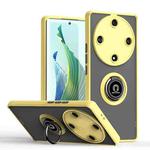 For Honor Magic5 Lite / X9a Q Shadow 1 Series TPU + PC Phone Case with Ring(Yellow)