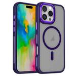 For iPhone 16 Pro Breathable Skin Feel Frosted MagSafe Magnetic Phone Case(Purple)