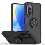 For Huawei nova 9 SE / Honor 50 SE Q Shadow 1 Series TPU + PC Phone Case with Ring(Black+Black)