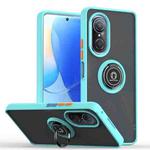 For Huawei nova 9 SE / Honor 50 SE Q Shadow 1 Series TPU + PC Phone Case with Ring(Sky Blue)