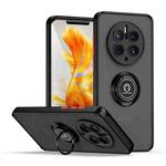For Huawei Mate 50 Pro Q Shadow 1 Series TPU + PC Phone Case with Ring(Black+Red)