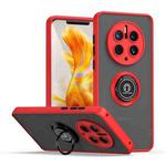 For Huawei Mate 50 Pro Q Shadow 1 Series TPU + PC Phone Case with Ring(Red)