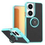For Huawei nova 12 SE Q Shadow 1 Series TPU + PC Phone Case with Ring(Sky Blue)