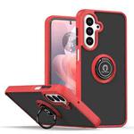 For Samsung Galaxy A17 5G Q Shadow 1 Series TPU + PC Phone Case with Ring(Red)
