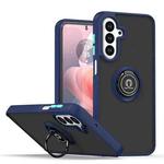 For Samsung Galaxy A17 5G Q Shadow 1 Series TPU + PC Phone Case with Ring(Royal Blue)