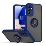 For Samsung Galaxy A14 5G Q Shadow 1 Series TPU + PC Phone Case with Ring(Royal Blue)