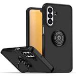 For Samsung Galaxy A26 5G Q Shadow 1 Series TPU + PC Phone Case with Ring(Black+Black)