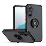 For Samsung Galaxy A54 5G Q Shadow 1 Series TPU + PC Phone Case with Ring(Black+Red)