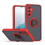 For Samsung Galaxy A54 5G Q Shadow 1 Series TPU + PC Phone Case with Ring(Red)