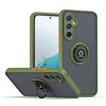 For Samsung Galaxy A54 5G Q Shadow 1 Series TPU + PC Phone Case with Ring(Army Green)