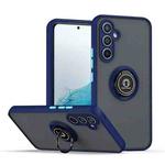 For Samsung Galaxy A54 5G Q Shadow 1 Series TPU + PC Phone Case with Ring(Royal Blue)