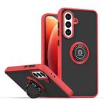 For Samsung Galaxy A56 5G Q Shadow 1 Series TPU + PC Phone Case with Ring(Red)
