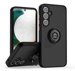 For Samsung Galaxy A55 5G Q Shadow 1 Series TPU + PC Phone Case with Ring(Black+Red)