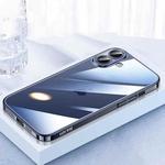 For iPhone 16 Plus SULADA JINGJIA Series Lens Protector Hard PC Phone Case(Blue)