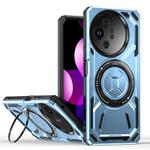 For TCL 50 XL 5G Armor II Series MagSafe Magnetic Holder Phone Case(Light Blue)