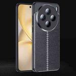 For vivo X200 Pro mini Litchi Texture Shockproof TPU Phone Case(Black)