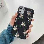 For iPhone 11 Pro Cartoon Pattern Frosted TPU Protective Case(Daisies)