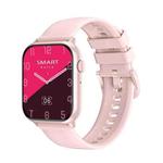 HD15 1.75 inch Silicone Strap IP68 Waterproof Smart Watch, Support Sedentary Reminder / Sleep Monitoring(Pink)