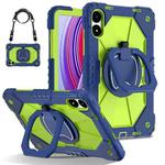 For Xiaomi Redmi Pad Pro 12.1 Contrast Color Robot Silicone Hybrid PC Tablet Case(Navy Yellow Green)