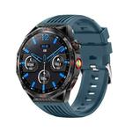 HT28 1.85 inch Silicone Strap IP68 Waterproof Smart Watch, Support Sleep Monitoring(Blue)