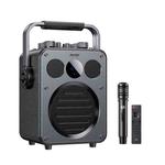 WK Beluga D7 Conductor HiFi Outdoor Portable Bluetooth Speaker(Black)