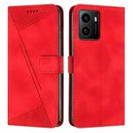 For HMD Pulse Pro Dream Triangle Leather Phone Case with Long  Lanyard(Red)