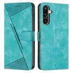 For Samsung Galaxy F16 / M16 5G Dream Triangle Leather Phone Case with Long  Lanyard(Green)