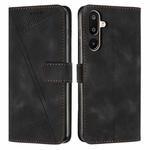 For Samsung Galaxy F16 / M16 5G Dream Triangle Leather Phone Case with Long  Lanyard(Black)