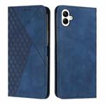 For Samsung Galaxy A07 4G Diamond Splicing Skin Feel Magnetic Leather Phone Case(Blue)