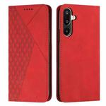 For Samsung Galaxy F16 5G / M16 5G Diamond Splicing Skin Feel Magnetic Leather Phone Case(Red)