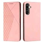 For Samsung Galaxy F16 5G / M16 5G Diamond Splicing Skin Feel Magnetic Leather Phone Case(Rose Gold)