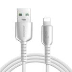 JOYROOM S-A51 Cutting-Edge Series 3A Fast Charging Data Cable, USB-A to 8 Pin Cable, Length: 1.2m(Light Gray)