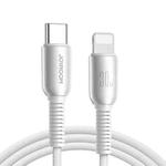 JOYROOM S-A51 Cutting-Edge Series 3A Fast Charging Data Cable, Type-C to 8 Pin Cable, Length: 1.2m(Light Gray)