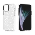 For iPhone 12 / 12 Pro Shockproof Diamond Texture TPU Protective Case(White)