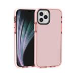 For iPhone 12 Pro Max Shockproof High Transparency TPU Protective Case(Pink)