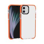For iPhone 12 / 12 Pro Shockproof High Transparency TPU Protective Case(Orange)