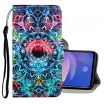 For Vivo S1 Pro 3D Colored Drawing Horizontal Flip PU Leather Case with Holder & Card Slots & Wallet(Mandala)