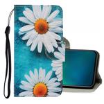 For Vivo V17 Pro 3D Colored Drawing Horizontal Flip PU Leather Case with Holder & Card Slots & Wallet(Chrysanthemum)