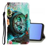 For Vivo V17 / V19 (Indonesia) 3D Colored Drawing Horizontal Flip PU Leather Case with Holder & Card Slots & Wallet(Green Eyes)
