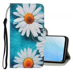 For Vivo Y19 3D Colored Drawing Horizontal Flip PU Leather Case with Holder & Card Slots & Wallet(Chrysanthemum)
