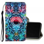 For Vivo Y50 / Y30 3D Colored Drawing Horizontal Flip PU Leather Case with Holder & Card Slots & Wallet(Mandala)