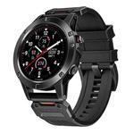 For Garmin Fenix 7 Steel Buckle Rubber Quick Release Watch Band(Black)