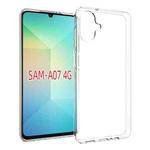 For Samsung Galaxy A07 4G Waterproof Texture TPU Phone Case(Transparent)