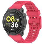 For COROS PACE 3 Color Buckle Liquid Silicone Strap(Red)