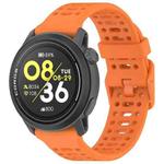 For COROS PACE 3 Color Buckle Liquid Silicone Strap(Orange)