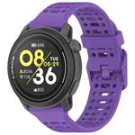 For COROS PACE 3 Color Buckle Liquid Silicone Strap(Purple)